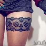Фото тату подвязка для чулков 20.05.2019 №001 - photo tattoo garter - tattoo-photo.ru