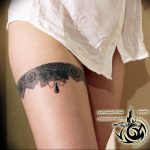 Фото тату подвязка для чулков 20.05.2019 №006 - photo tattoo garter - tattoo-photo.ru