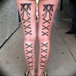 Фото тату подвязка для чулков 20.05.2019 №009 - photo tattoo garter - tattoo-photo.ru