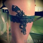 Фото тату подвязка для чулков 20.05.2019 №016 - photo tattoo garter - tattoo-photo.ru
