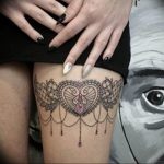 Фото тату подвязка для чулков 20.05.2019 №059 - photo tattoo garter - tattoo-photo.ru