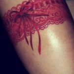 Фото тату подвязка для чулков 20.05.2019 №078 - photo tattoo garter - tattoo-photo.ru