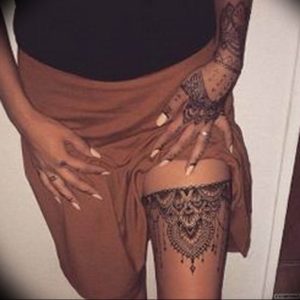 Фото тату подвязка для чулков 20.05.2019 №084 - photo tattoo garter - tattoo-photo.ru