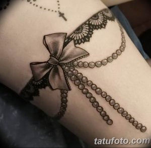 Фото тату подвязка для чулков 20.05.2019 №085 - photo tattoo garter - tattoo-photo.ru