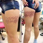 Фото тату подвязка для чулков 20.05.2019 №088 - photo tattoo garter - tattoo-photo.ru