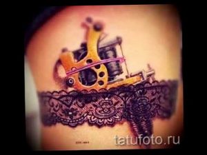 Фото тату подвязка для чулков 20.05.2019 №089 - photo tattoo garter - tattoo-photo.ru