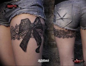 Фото тату подвязка для чулков 20.05.2019 №095 - photo tattoo garter - tattoo-photo.ru