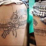 Фото тату подвязка для чулков 20.05.2019 №104 - photo tattoo garter - tattoo-photo.ru