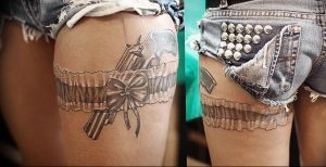 Фото тату подвязка для чулков 20.05.2019 №104 - photo tattoo garter - tattoo-photo.ru