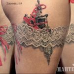 Фото тату подвязка для чулков 20.05.2019 №137 - photo tattoo garter - tattoo-photo.ru