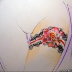 Фото тату подвязка для чулков 20.05.2019 №153 - photo tattoo garter - tattoo-photo.ru