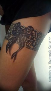Фото тату подвязка для чулков 20.05.2019 №154 - photo tattoo garter - tattoo-photo.ru