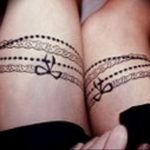 Фото тату подвязка для чулков 20.05.2019 №161 - photo tattoo garter - tattoo-photo.ru