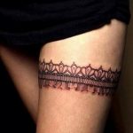 Фото тату подвязка для чулков 20.05.2019 №162 - photo tattoo garter - tattoo-photo.ru