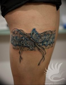 Фото тату подвязка для чулков 20.05.2019 №189 - photo tattoo garter - tattoo-photo.ru