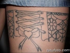Фото тату подвязка для чулков 20.05.2019 №223 - photo tattoo garter - tattoo-photo.ru