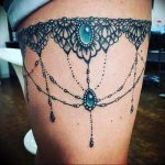 Фото тату подвязка для чулков 20.05.2019 №228 - photo tattoo garter - tattoo-photo.ru