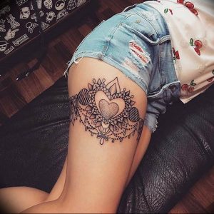 Фото тату подвязка для чулков 20.05.2019 №233 - photo tattoo garter - tattoo-photo.ru