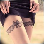 Фото тату подвязка для чулков 20.05.2019 №250 - photo tattoo garter - tattoo-photo.ru