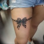 Фото тату подвязка для чулков 20.05.2019 №262 - photo tattoo garter - tattoo-photo.ru