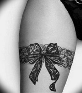Фото тату подвязка для чулков 20.05.2019 №263 - photo tattoo garter - tattoo-photo.ru