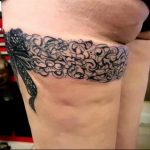 Фото тату подвязка для чулков 20.05.2019 №266 - photo tattoo garter - tattoo-photo.ru