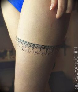 Фото тату подвязка для чулков 20.05.2019 №271 - photo tattoo garter - tattoo-photo.ru