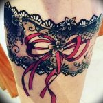 Фото тату подвязка для чулков 20.05.2019 №281 - photo tattoo garter - tattoo-photo.ru