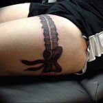 Фото тату подвязка для чулков 20.05.2019 №311 - photo tattoo garter - tattoo-photo.ru