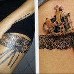 Фото тату подвязка для чулков 20.05.2019 №320 - photo tattoo garter - tattoo-photo.ru