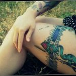 Фото тату подвязка для чулков 20.05.2019 №329 - photo tattoo garter - tattoo-photo.ru