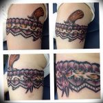 Фото тату подвязка для чулков 20.05.2019 №337 - photo tattoo garter - tattoo-photo.ru