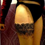 Фото тату подвязка для чулков 20.05.2019 №338 - photo tattoo garter - tattoo-photo.ru