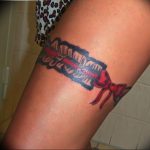 Фото тату подвязка для чулков 20.05.2019 №346 - photo tattoo garter - tattoo-photo.ru