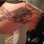 Фото тату подвязка для чулков 20.05.2019 №353 - photo tattoo garter - tattoo-photo.ru