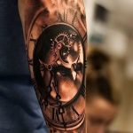 Фото тату часы 20.05.2019 №004 - photo tattoo watch - tattoo-photo.ru