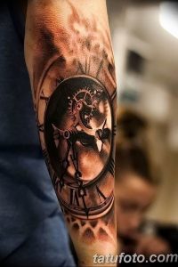 Фото тату часы 20.05.2019 №004 - photo tattoo watch - tattoo-photo.ru