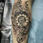 Фото тату часы 20.05.2019 №007 - photo tattoo watch - tattoo-photo.ru