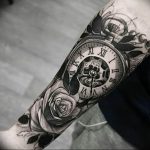 Фото тату часы 20.05.2019 №008 - photo tattoo watch - tattoo-photo.ru