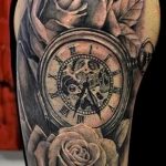 Фото тату часы 20.05.2019 №011 - photo tattoo watch - tattoo-photo.ru