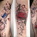 Фото тату часы 20.05.2019 №014 - photo tattoo watch - tattoo-photo.ru
