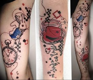 Фото тату часы 20.05.2019 №014 - photo tattoo watch - tattoo-photo.ru