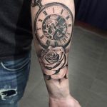 Фото тату часы 20.05.2019 №017 - photo tattoo watch - tattoo-photo.ru