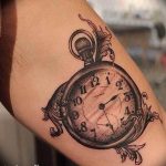 Фото тату часы 20.05.2019 №018 - photo tattoo watch - tattoo-photo.ru