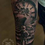 Фото тату часы 20.05.2019 №022 - photo tattoo watch - tattoo-photo.ru