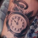 Фото тату часы 20.05.2019 №023 - photo tattoo watch - tattoo-photo.ru