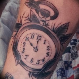 Фото тату часы 20.05.2019 №023 - photo tattoo watch - tattoo-photo.ru