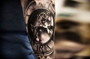 Фото тату часы 20.05.2019 №025 - photo tattoo watch - tattoo-photo.ru