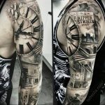 Фото тату часы 20.05.2019 №028 - photo tattoo watch - tattoo-photo.ru
