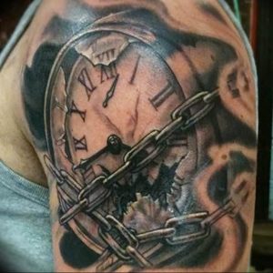 Фото тату часы 20.05.2019 №031 - photo tattoo watch - tattoo-photo.ru